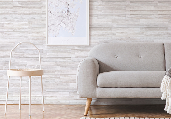 Textura amadeirada para uma decora&ccedil;&atilde;o elegante.